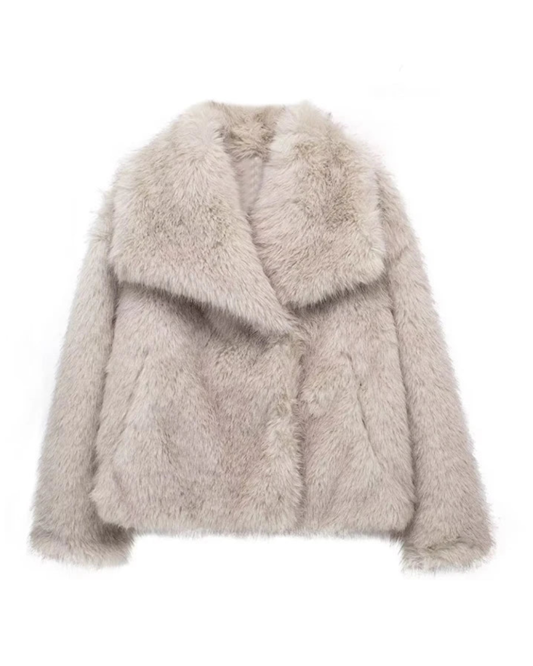 Sofia – Luxe Faux Fur Winterjas voor Dames