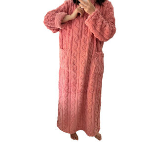 Corallo Winter koraal fluwelen homewear