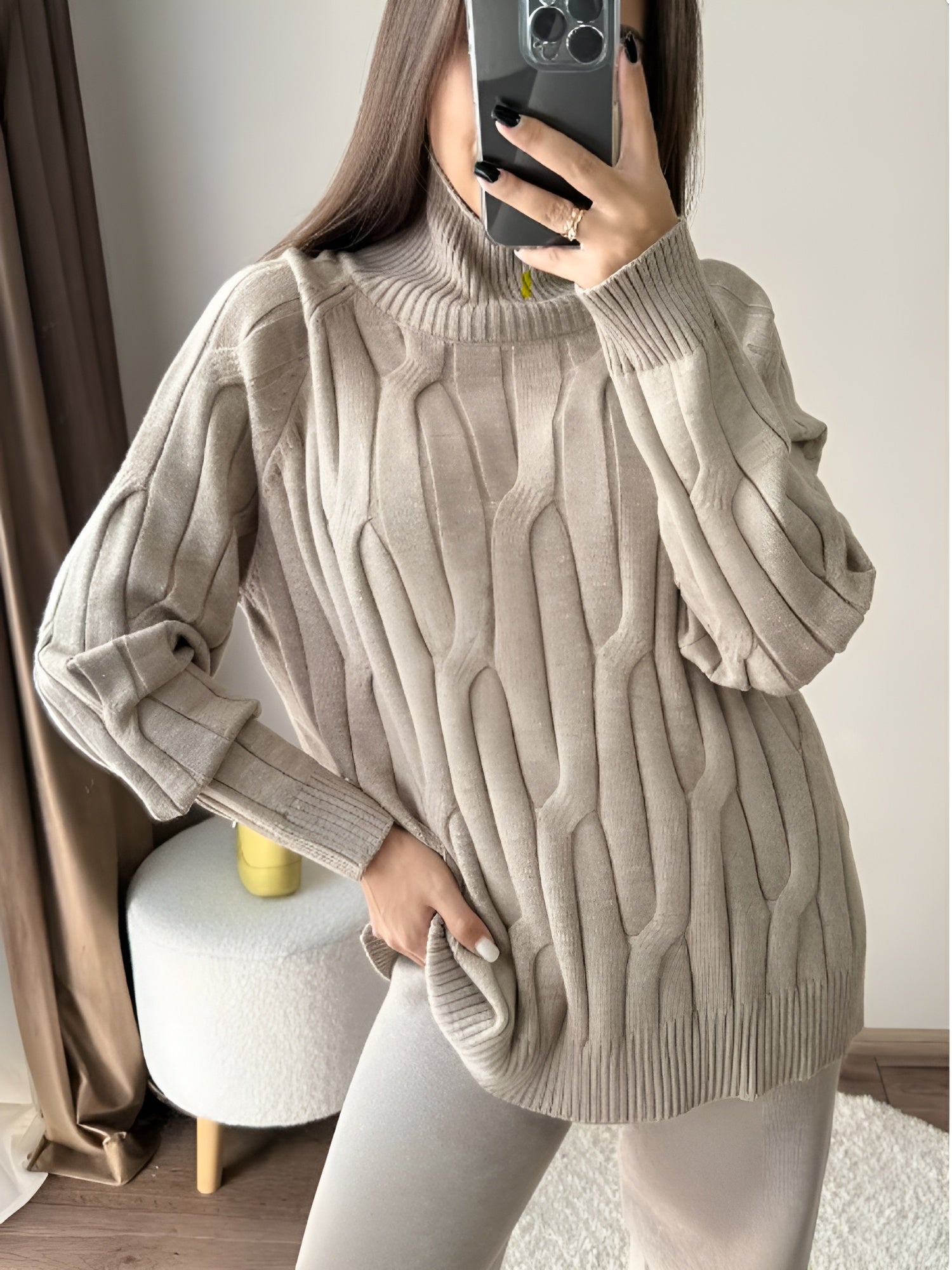 Isabella – Oversized Dames Coltrui