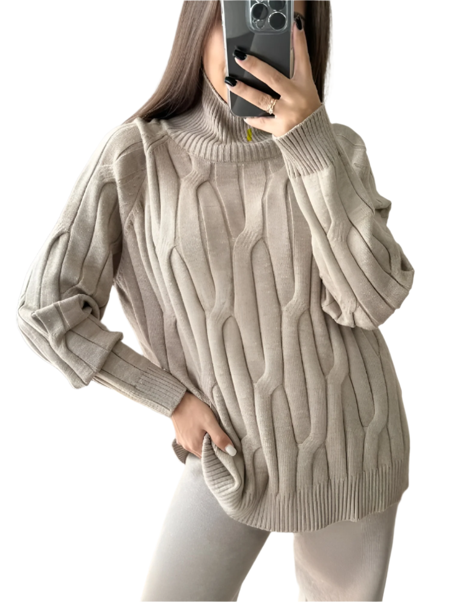 Isabella – Oversized Dames Coltrui