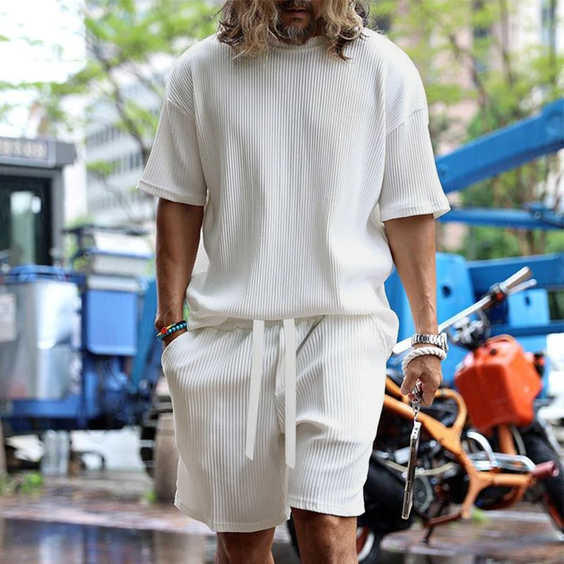 Luca – Luchtige Zomerset voor Heren met Strepen