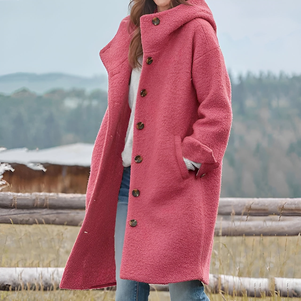 Isabella – Relaxte Damesjas van Wol