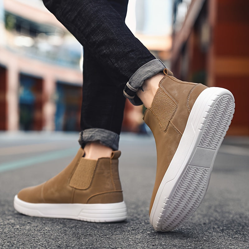 Lorenzo – Suède Hoge Chelsea Boots voor Heren