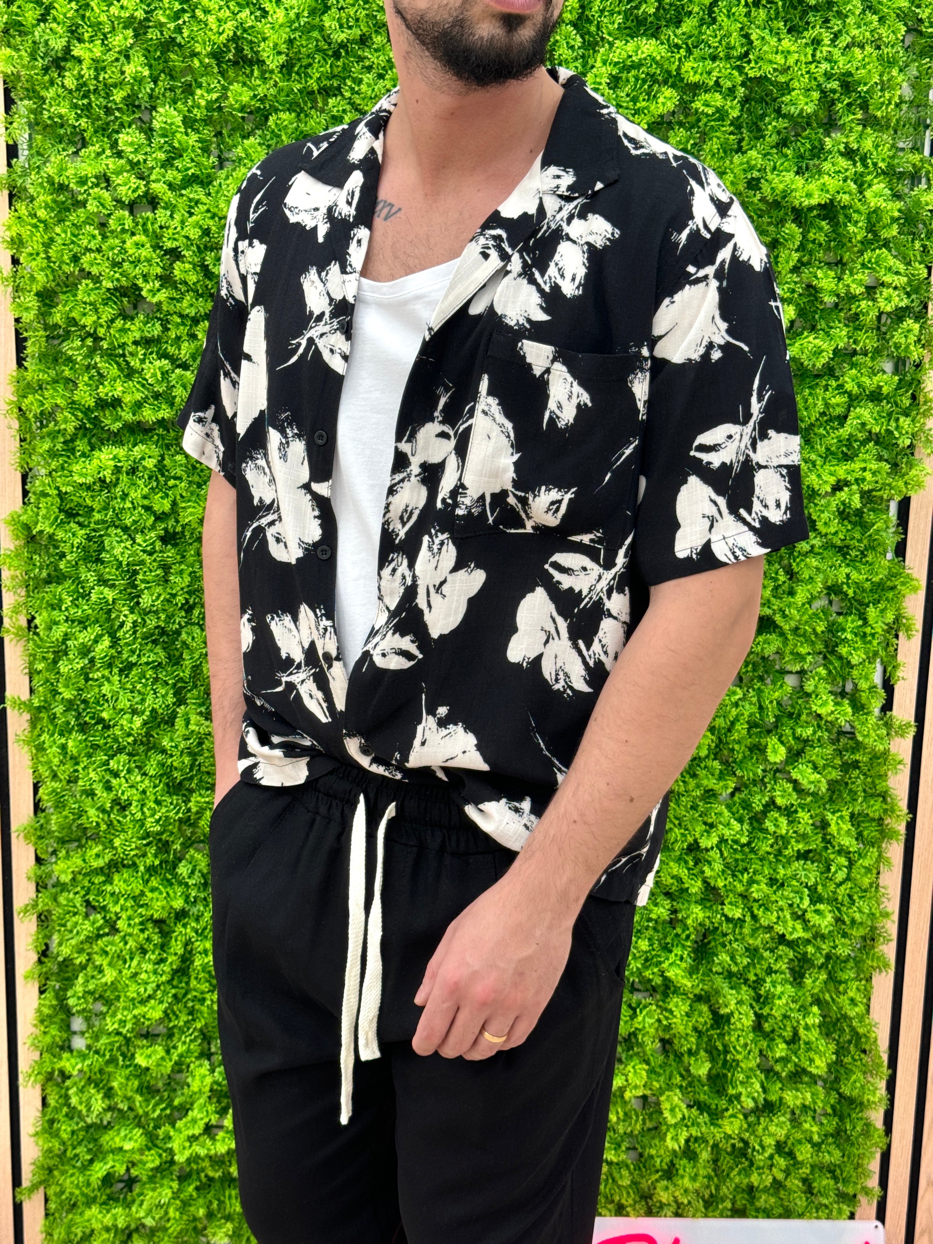 RenzoVitali Mykonos overhemd met patroon