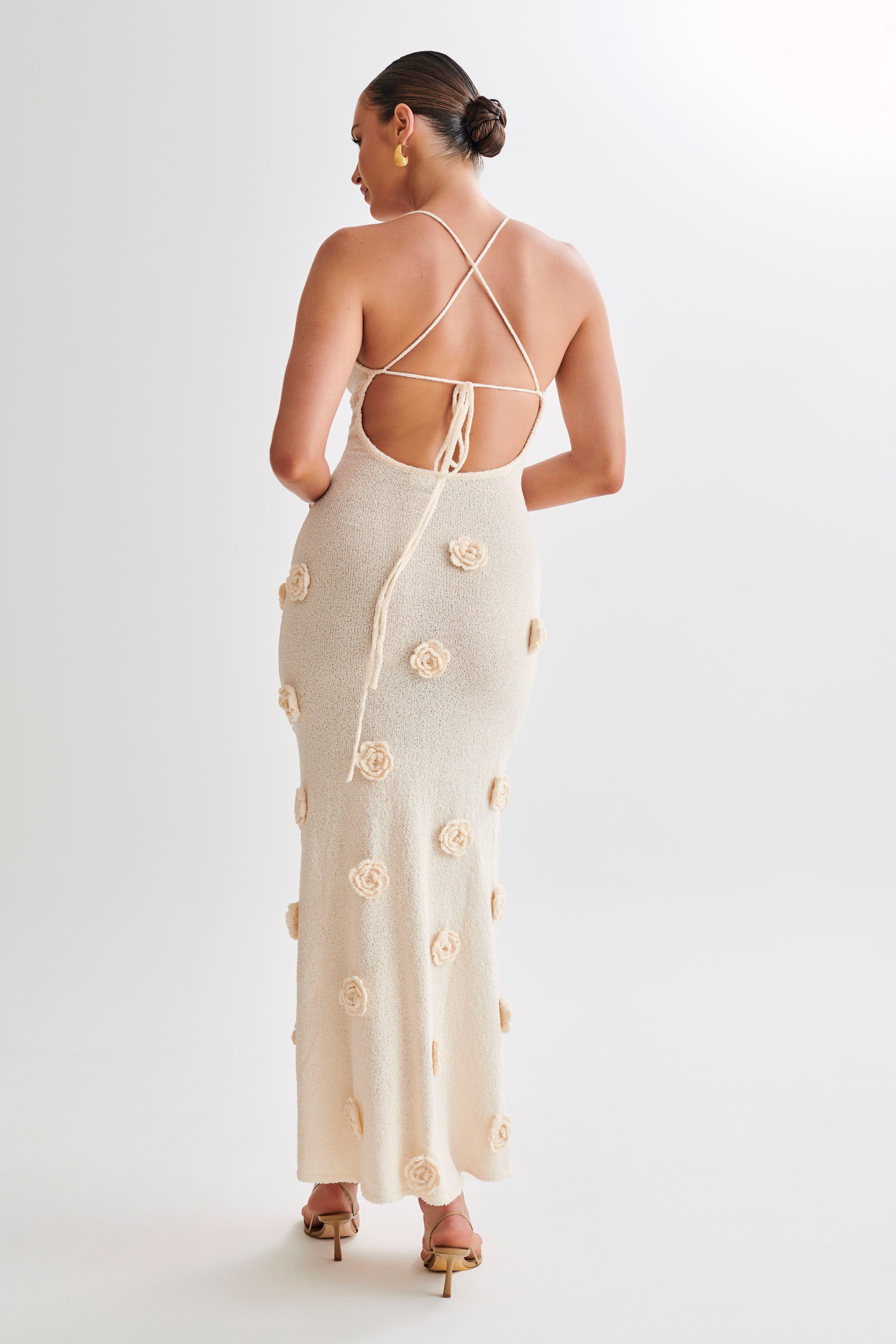 DolceFilo™ Cocoture Suki gebreide maxi jurk met bloemen