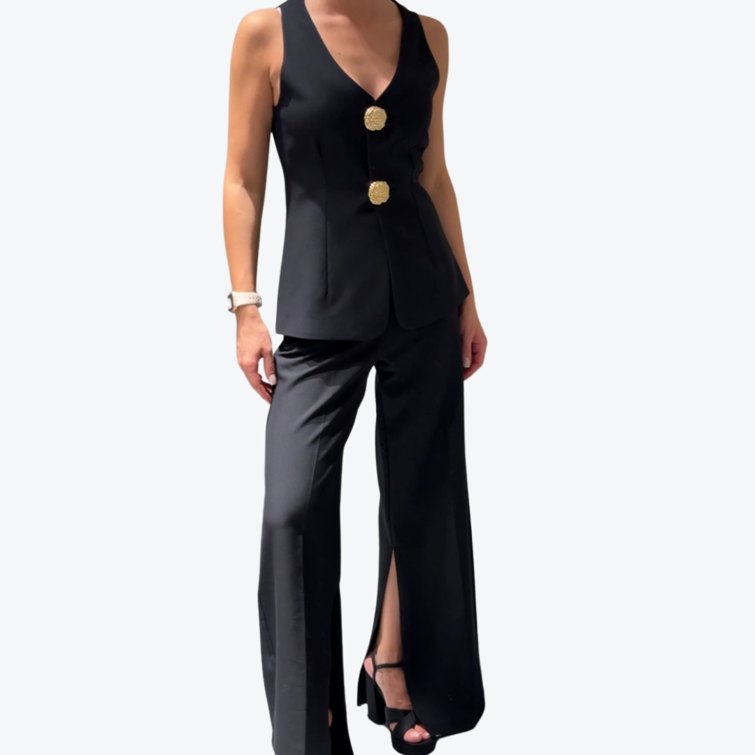 Isabella – Getailleerd Dames 2-Delig Gilet & Broek Set