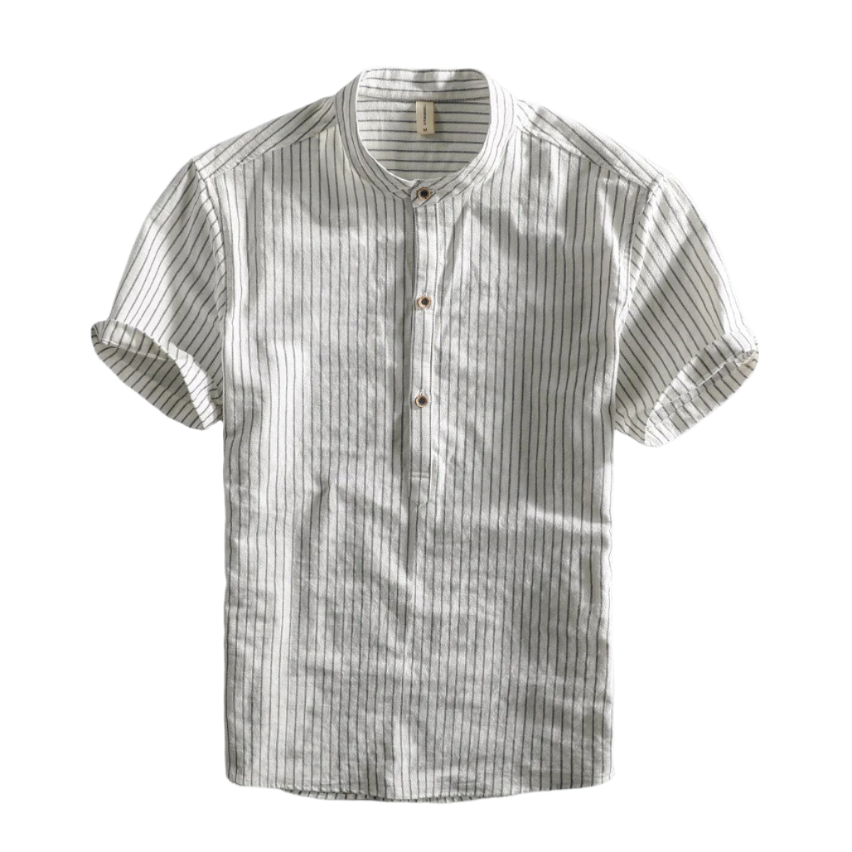 Lorenzo – Casual Heren Katoenen Streepjesoverhemd