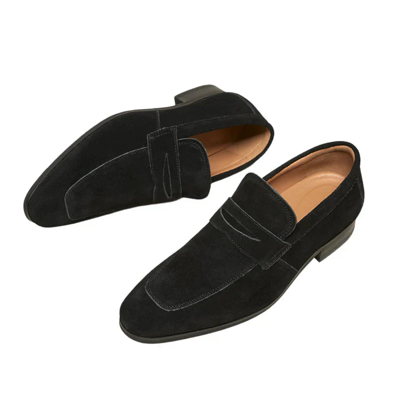 StefanoRinaldi Suède Penny Loafers
