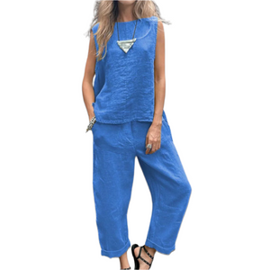 Chiara – Mouwloze Dames Zomerset in Twee Delen