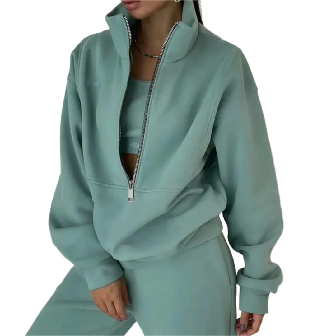 Giulia – Relaxed Fit Dames Lounge Set met Trui & Broek