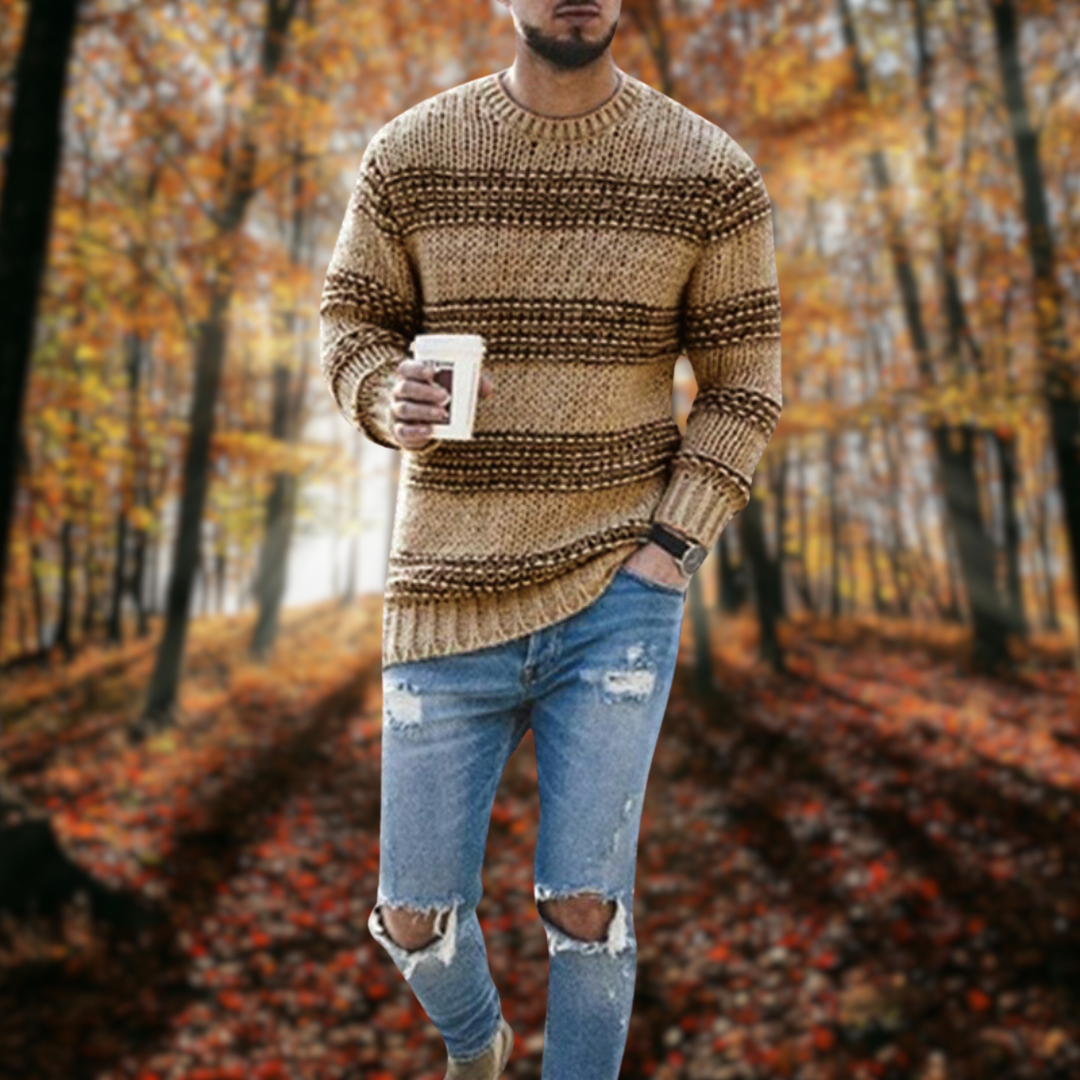 GiuliaRenaldi Elegante Gebreide Trui Voor Mannen