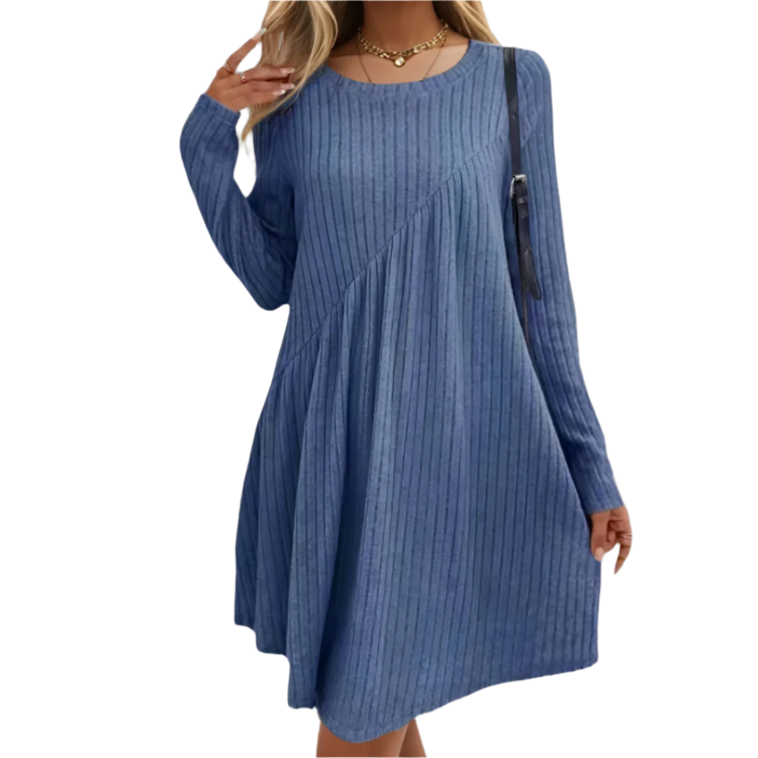 Sofia – Zacht-Touch Midi Jurk voor Dames