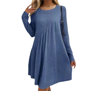 Sofia – Zacht-Touch Midi Jurk voor Dames