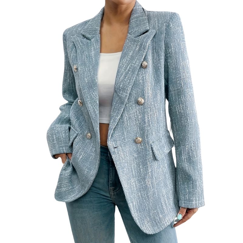 Isabella – Klassieke Dames Blazer met Knoopsluiting
