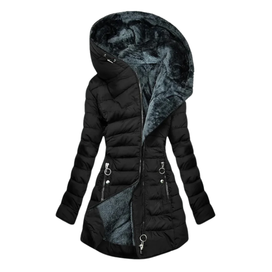Sophia – Warme Dames Winterjas met Zachte Voering