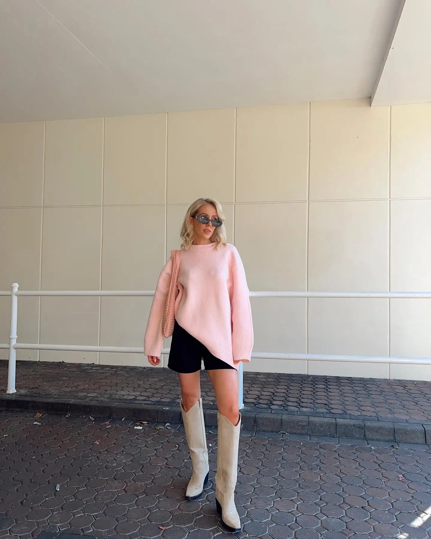 CozyChic™ - Dames trui met ronde hals