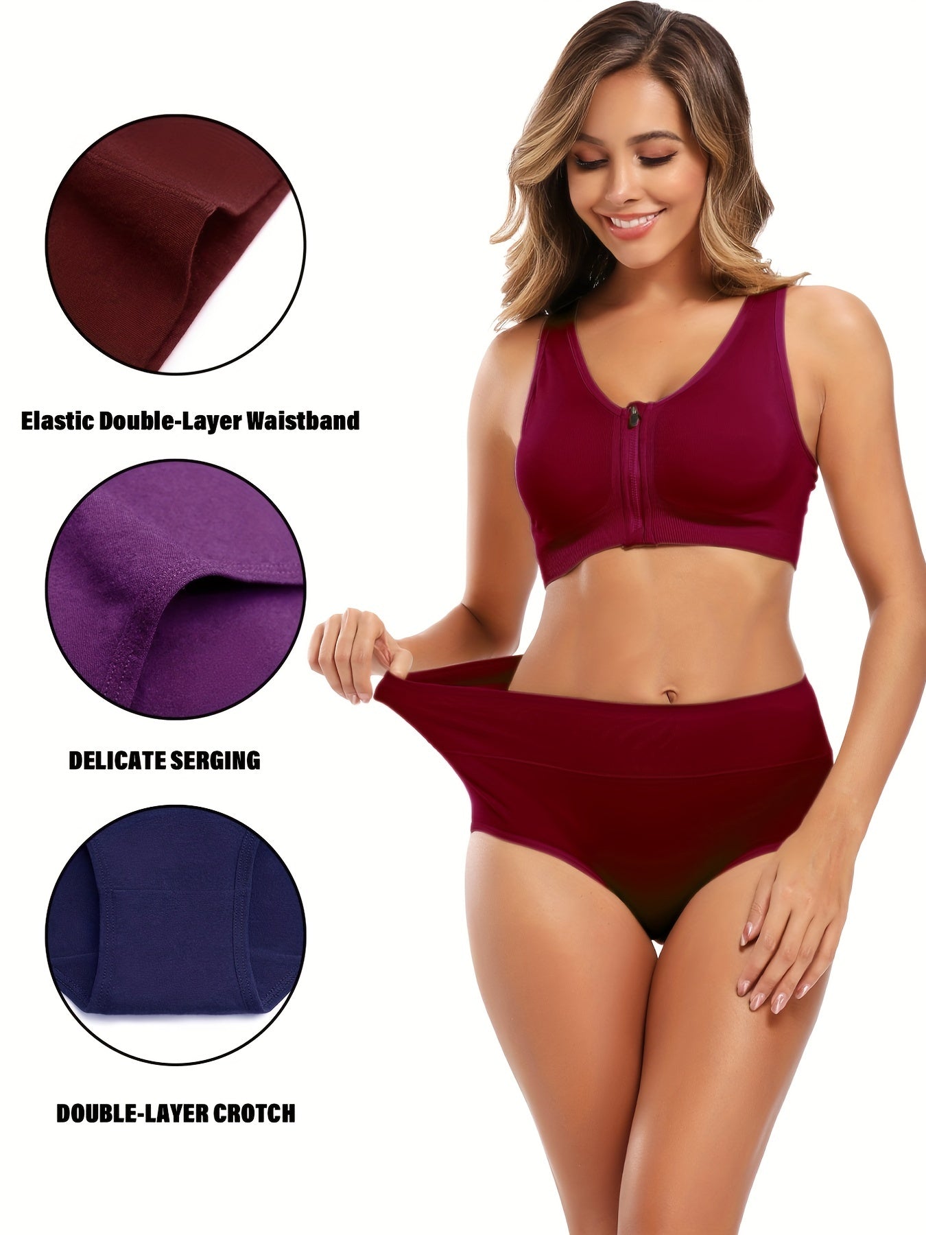 Sofia – Ademend Dames Corrigerende Slips 5-Pack