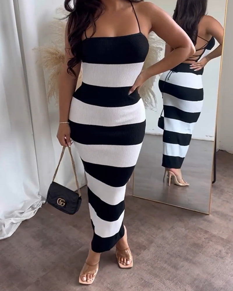 MiaFabbri Gestreepte Flex Jumpsuit