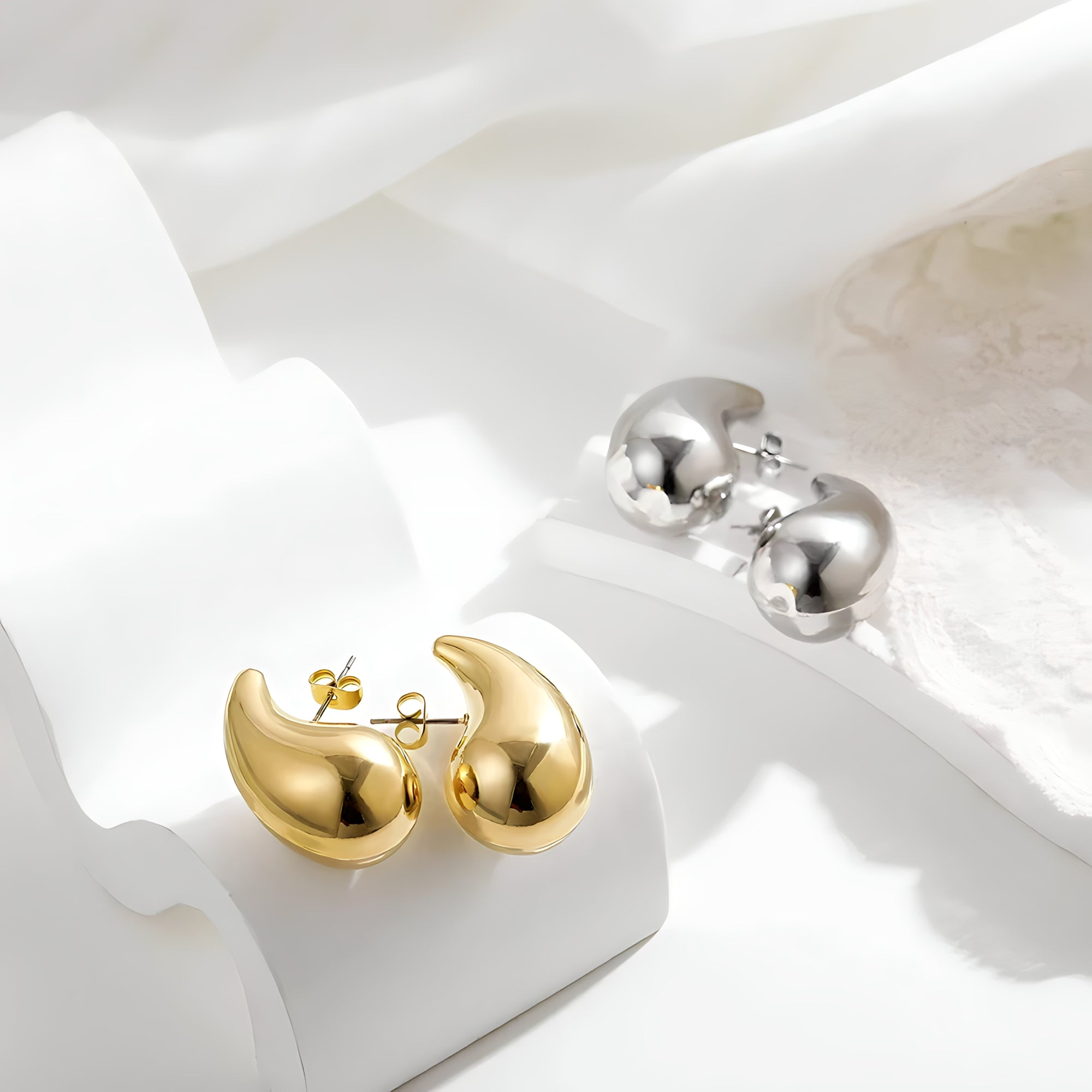 Delfino - Luxe trendy druppel oorbellen