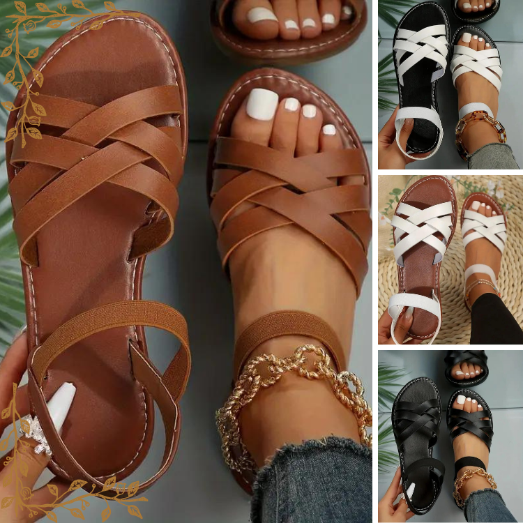Fabio™ Leren sandalen