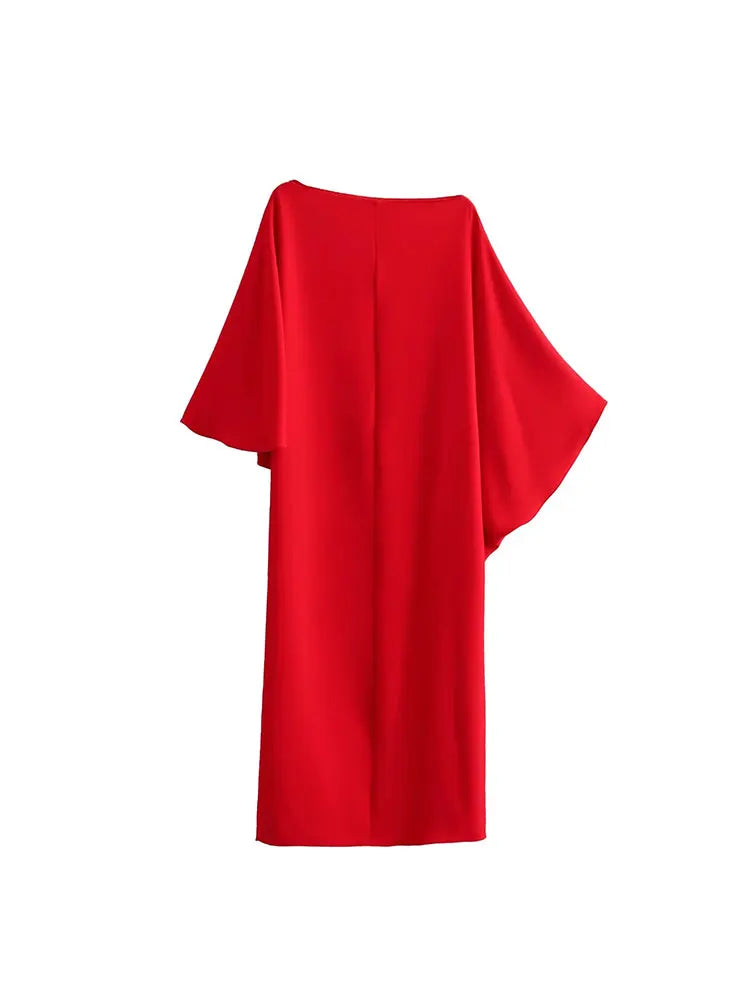 LucaFerrelli Lange Cape Blouse Voor Vrouwen