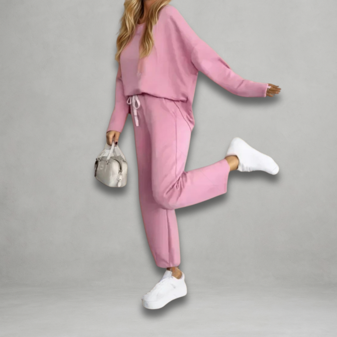 Giulia – Zacht Dames Loungewear Set van Katoenmix