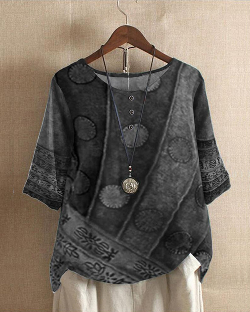 MatteoFiorenti Casual top met halve mouwen voor dames