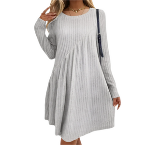 Sofia – Zacht-Touch Midi Jurk voor Dames