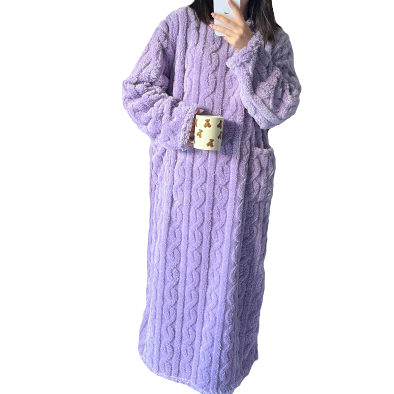 Corallo Winter koraal fluwelen homewear