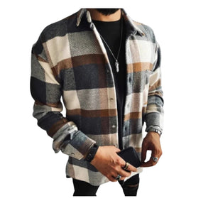 Matteo – Casual Heren Overhemd met Ruitpatroon