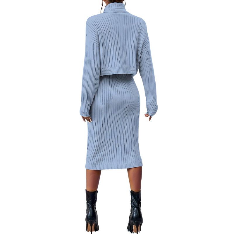 Isabella – Gebreide Twee-Delige Jurkenset voor Dames