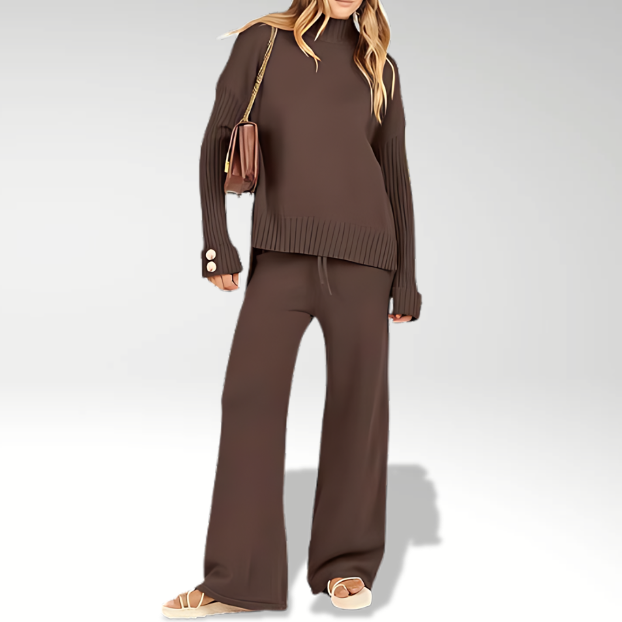 SofiaCalabrese Moeiteloze Elegantie Tweedelige Set Voor Vrouwen