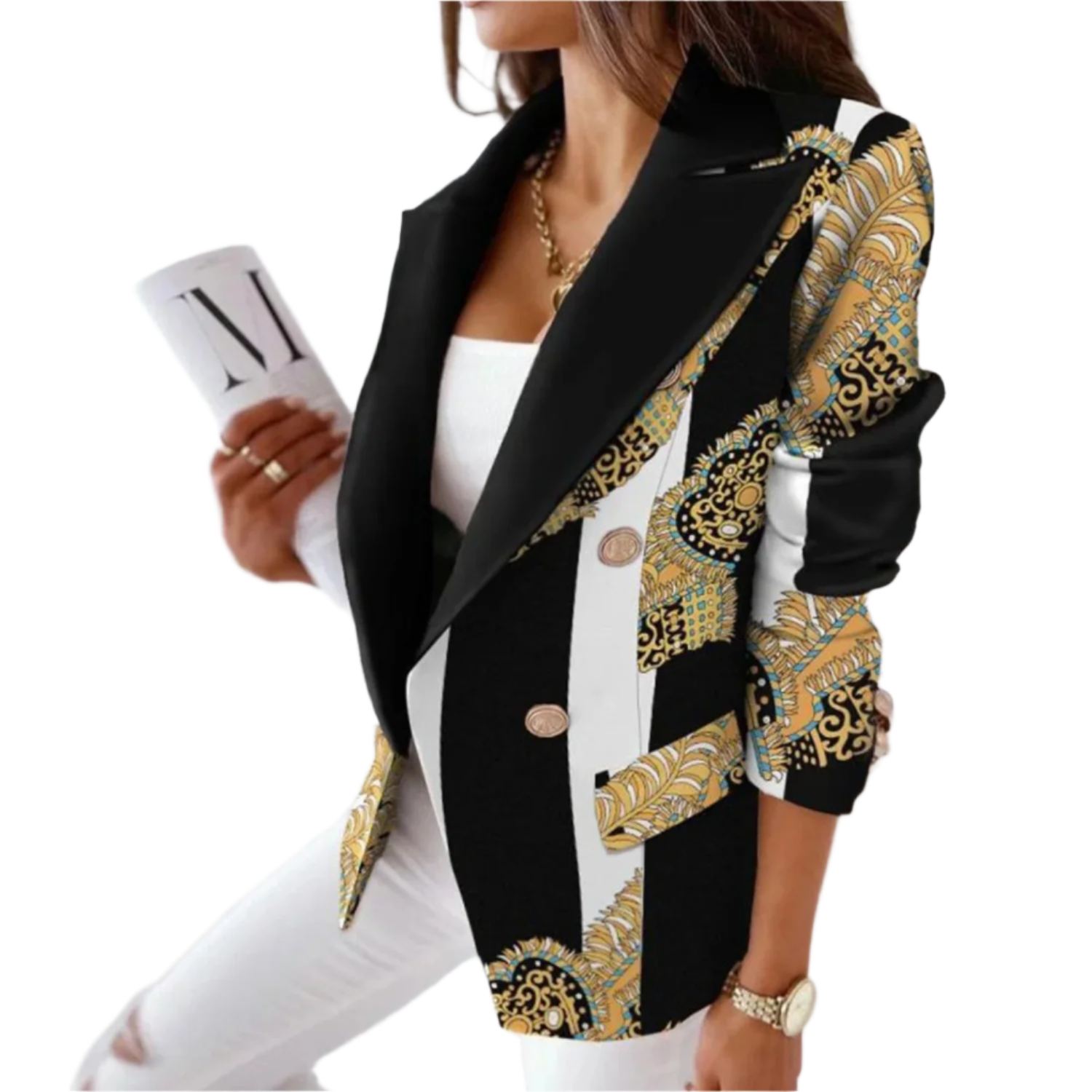 Elena – Getailleerde Dames Blazer voor Moeiteloze Elegantie