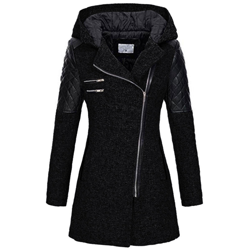 Rosemary – Elegante Winterjas voor Dames met Optie voor Fluwelen Capuchon
