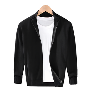 Lorenzo – Slim-Fit Heren Katoenen Trui met Rits