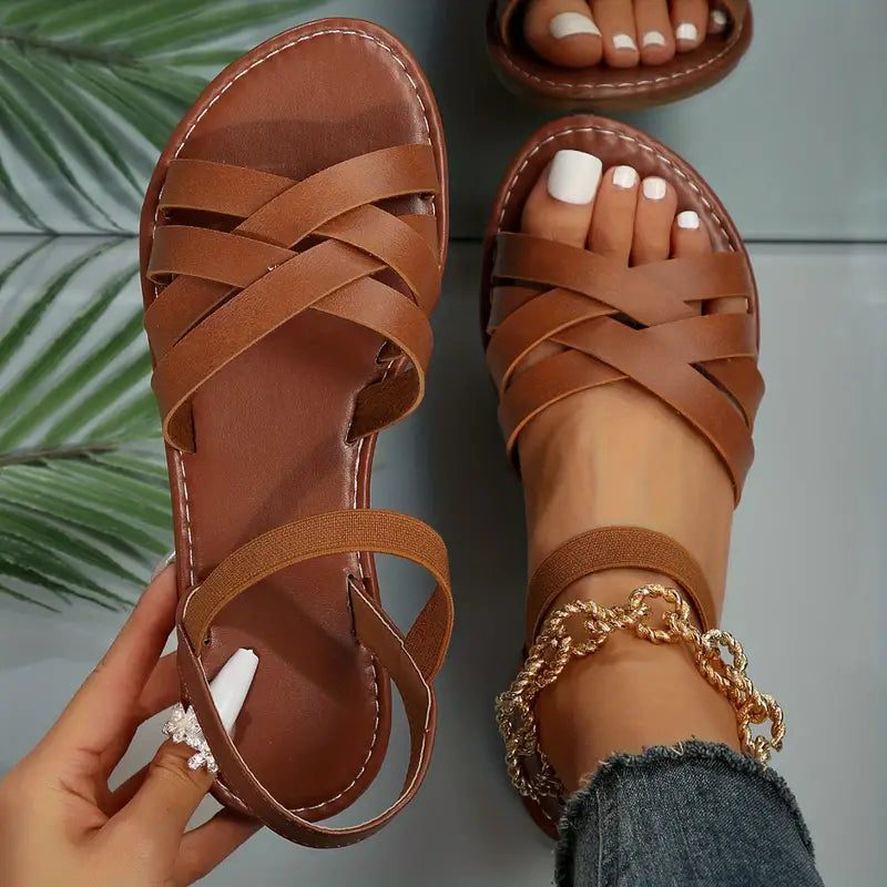 Fabio™ Leren sandalen