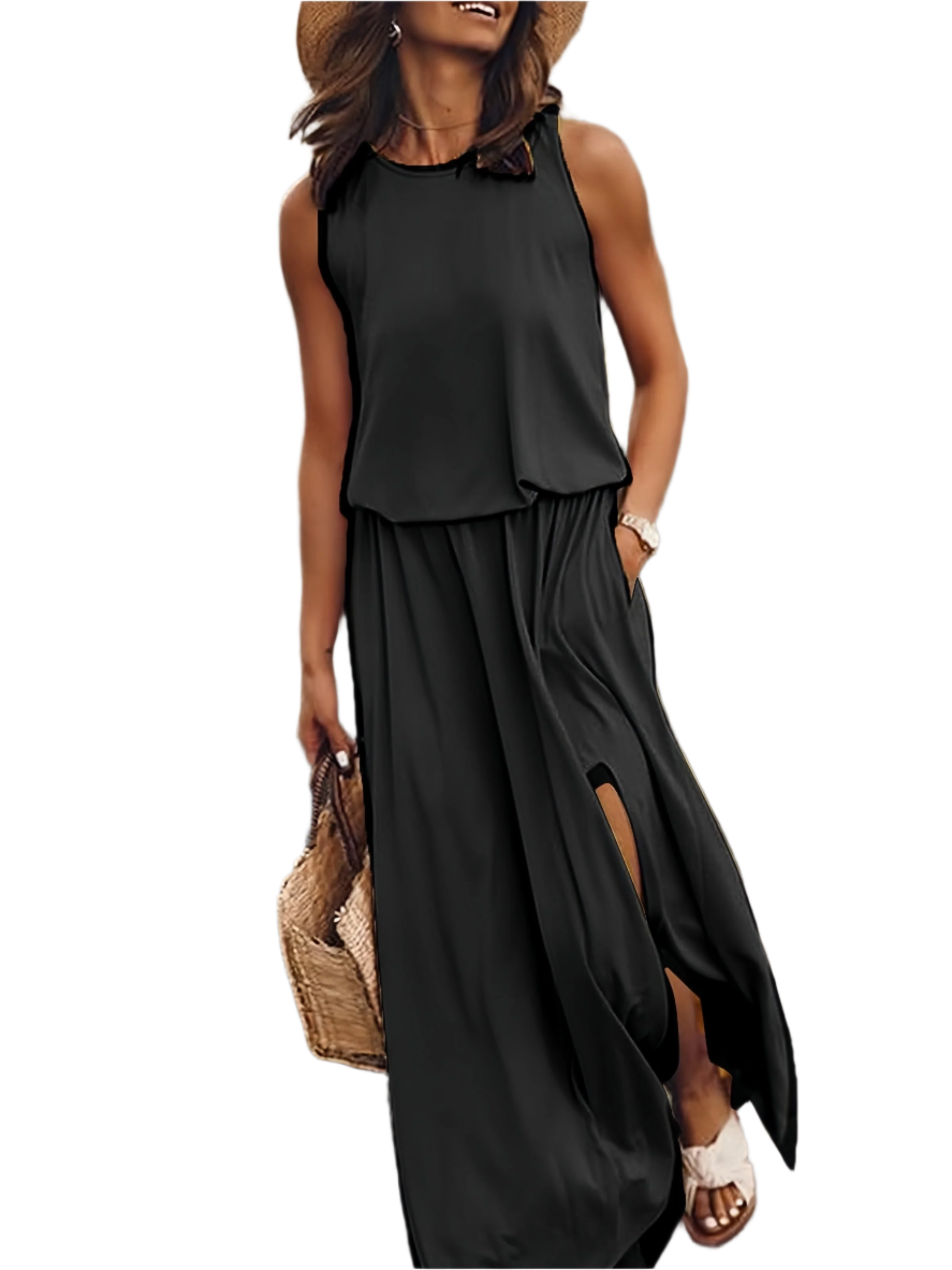 Alessia – Boho-geïnspireerde Maxi Jurk van Modal voor Dames