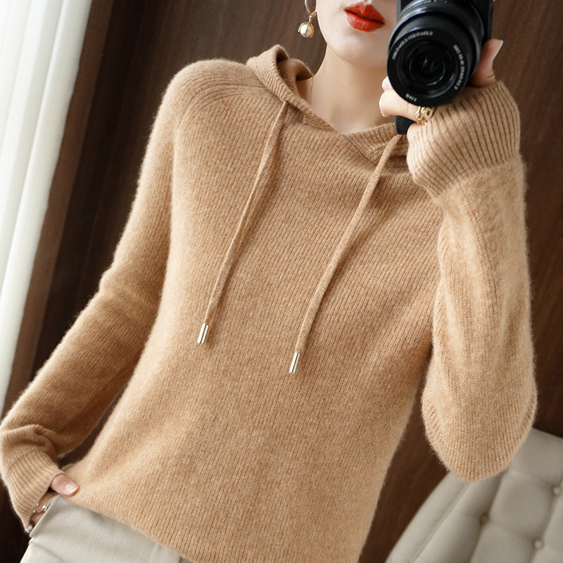 Sophia – Luxe Cashmere Hoodie voor Dames