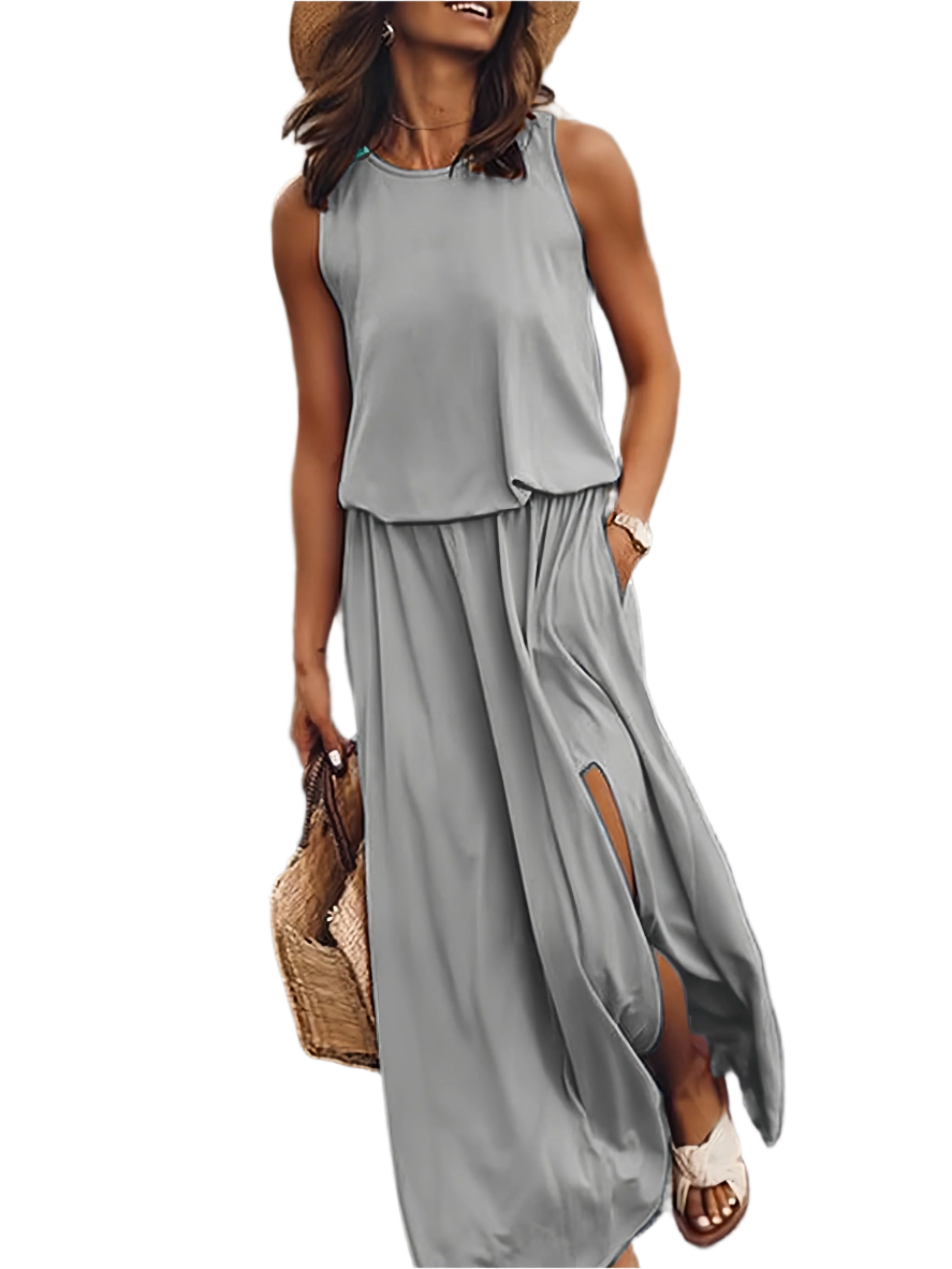 Alessia – Boho-geïnspireerde Maxi Jurk van Modal voor Dames