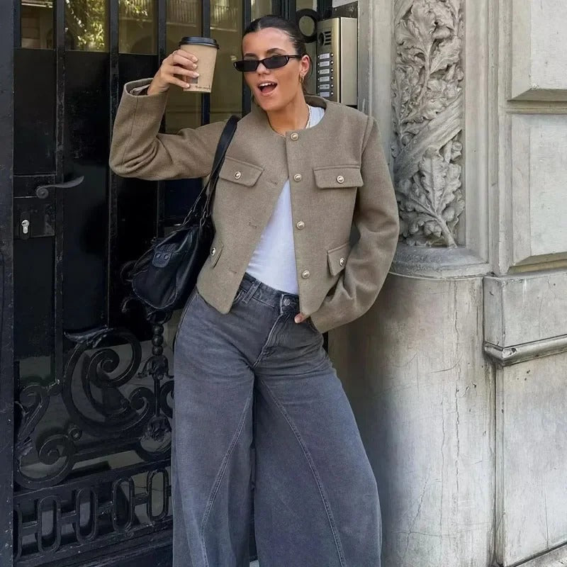 Sophia – Elegante Korte Damesblazer