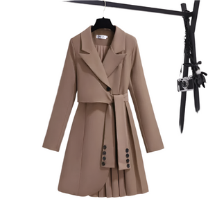 Isabella – Elegante Dames Trenchcoat met Ceintuur