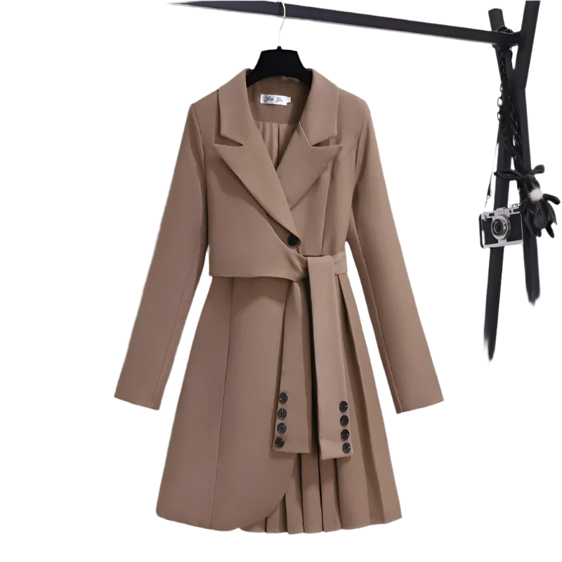 Isabella – Elegante Dames Trenchcoat met Ceintuur