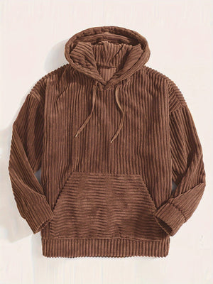Vercato – Relaxte Corduroy Heren Hoodie