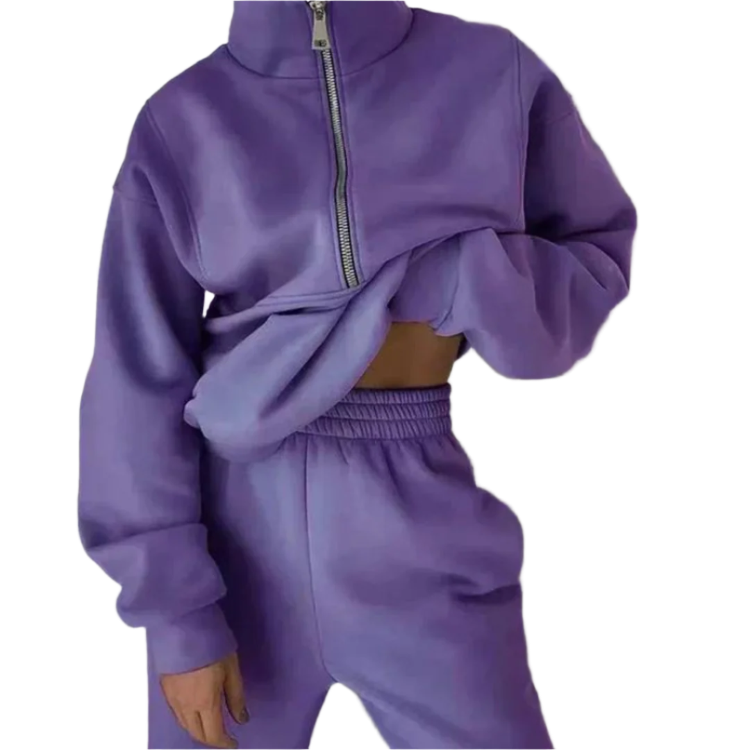 Giulia – Relaxed Fit Dames Lounge Set met Trui & Broek