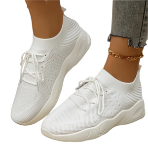 Gabriella – Ademend Dames Sneakers van Gebreid Mesh