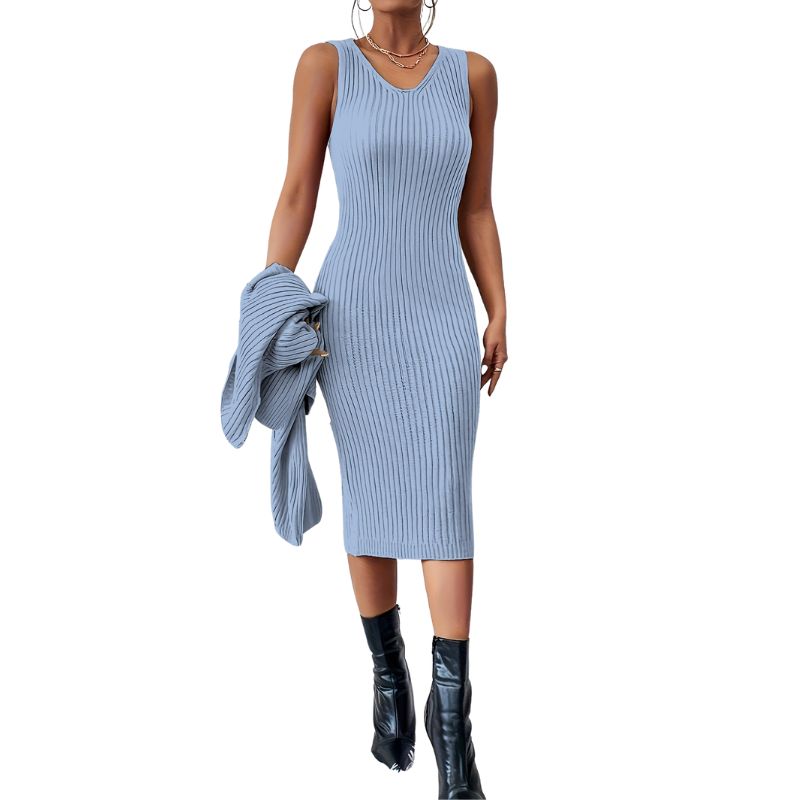 Isabella – Gebreide Twee-Delige Jurkenset voor Dames