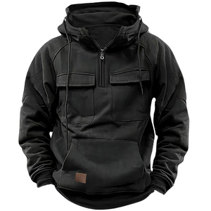 MarcoGalli Knusse Winter Zip-up Hoodie Voor Mannen