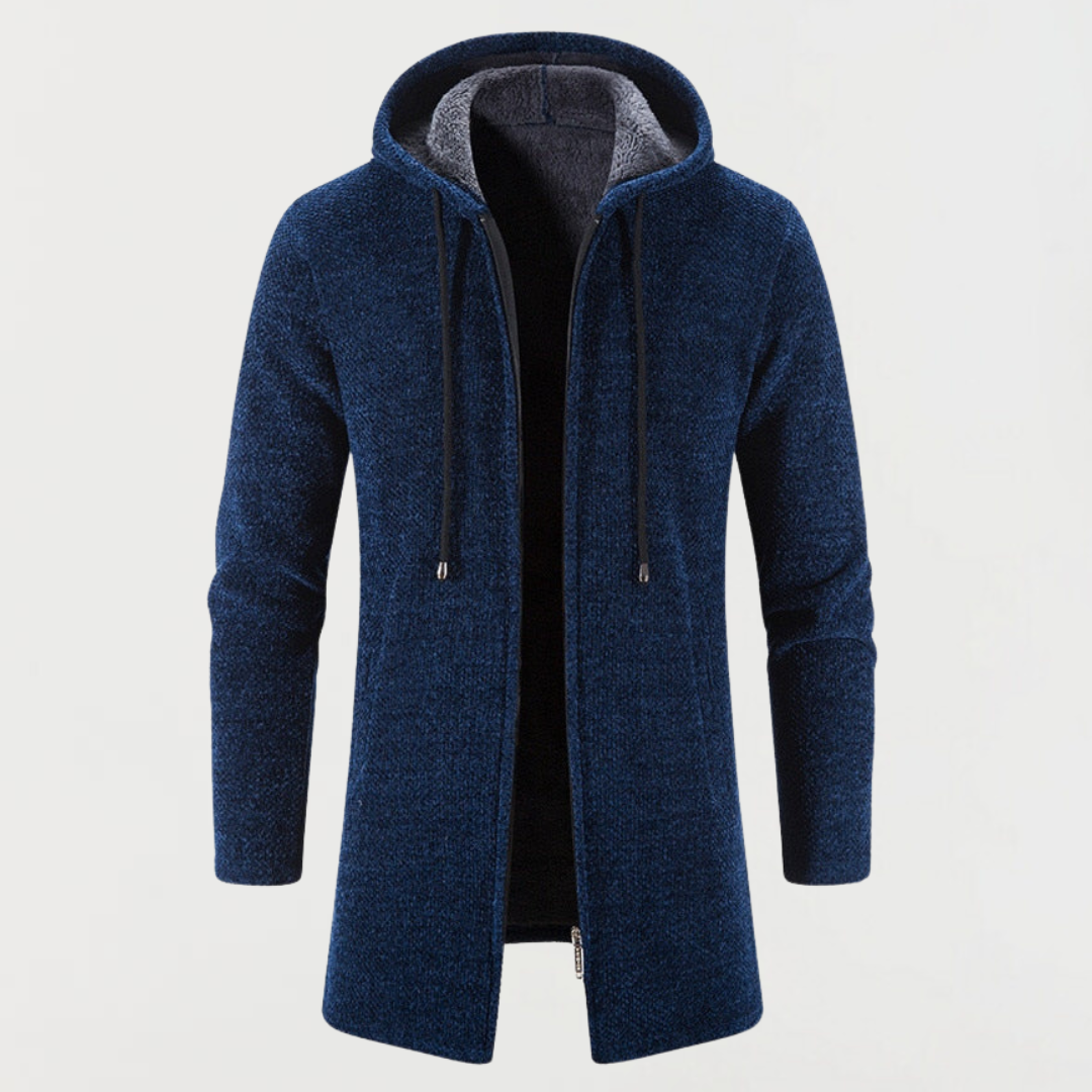 Matteo – Gewatteerde Heren Winterjas met Capuchon