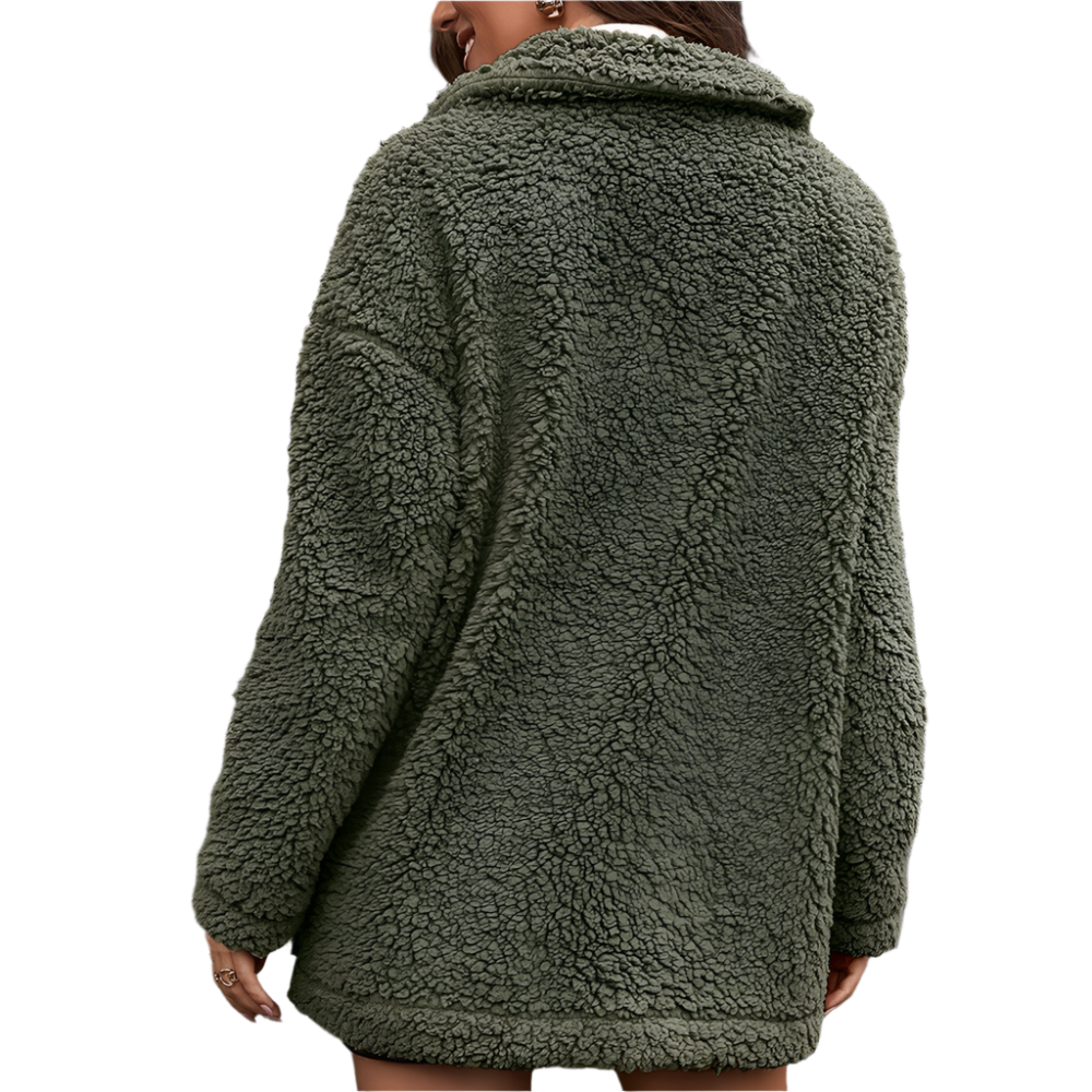 Camille – Zachtgevoerde Dames Fleece Jas met Rits