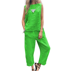 Chiara – Mouwloze Dames Zomerset in Twee Delen